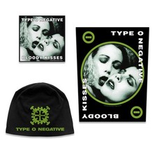 Type O Negative Licensed Gift Set - 1 Beanie, 1 Woven Patch, 1 Large Back Patch