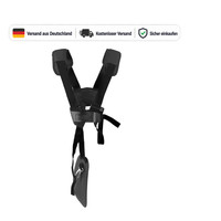Schultergurt Doppelschultergurt FüR Stihl FS Trimmer Schwarz Verstellbar, Nylon