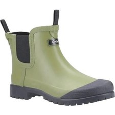 Image of Cotswold Blenheim Green Half Wellington Boots - Various Sizes Available