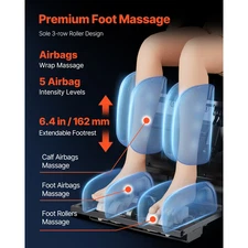 Massage Chair Full Body 4D Massage Recliner with Sl-Track & Yoga Stretch