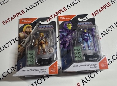 He-man Skeletor Signed Action Figures By Tom Cook Director Lead Animator Jsa