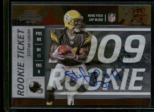 Stefan Logan [Autograph] #203 2009 Playoff Contenders card