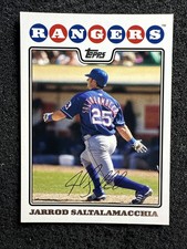 JARROD SALTALAMACCHIA #399 2008 Topps Baseball QTY Texas Rangers