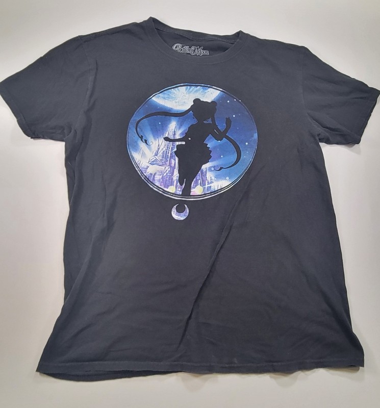Sailor Moon Moonlight Silhouette shirt L Naoko Takeuchi Anime 