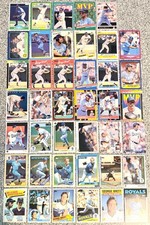 1977-94 George Brett Kansas City Royals HOF Lot Of 41!Good-Excellent Condition!