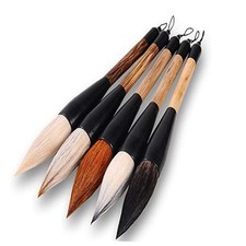 Hbasyp Chinese Traditional Calligraphy Brush/Chinese Calligraphy 5--Pack