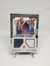 Isaiah Jackson / Chris Duarte 2021-22 Panini Contenders #RT2-IND