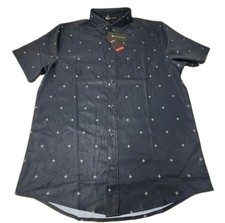 Travis Mathew Olive Branch Button Up Shirt Bl...