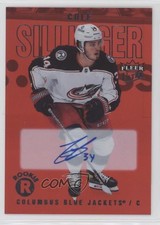 2021 Fleer Ultra Rookies Red Rainbow Foil 9/25 Tier 2 Cole Sillinger Auto 1iy7