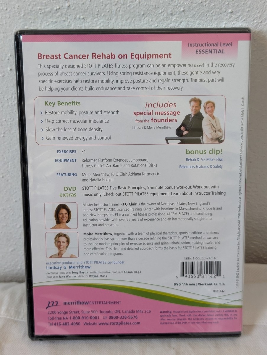 その他 Stott Pilates: Breast Cancer Rehab on Equipment [DVD] Stott Pilates Breast Cancer Rehab On Equipment Pro series