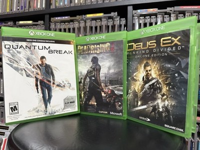 Xbox One 3 Game Lot - Dead Rising 3 Deus Ex Quantum Break