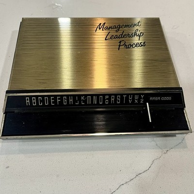 Vintage Park Sherman Telephone Directory Office Desk Atomic Decor Phone MCM Gold