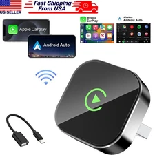 Wireless USB CarPlay Adapter For iPhone Apple Carplay Android Dongle Plug & Play