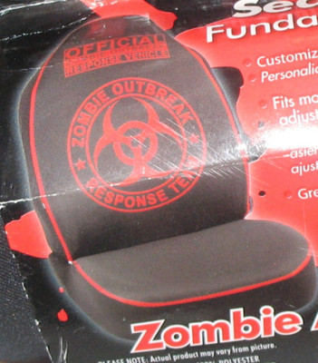 rare Bell Zombie Apocalypse Outbreak Team Car Seat Cover Universal Bucket