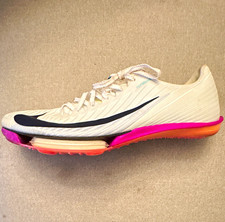 Nike Max fly 2 Track  Field Running Spikes White Pink Orange