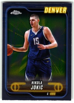 Topps Chrome NBA 2024-25 Nikola Jokic #50 Denver Nuggets Base NM