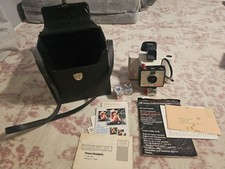Vintage 1965 Polaroid Swinger Model 20 Land Camera White Untested with Extras