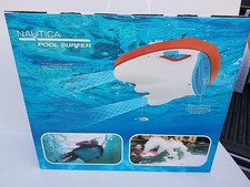 Nautica Lightweight Pool Surfer Water Scooter, 75min Runtime, 2.8MPH, Red