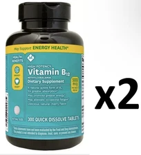 Member’s Mark High Potency Vitamin B12 Methylcobalamin 5000 mcg - 300 Tablets