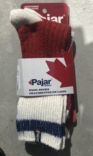 Pajar Canada wool thermal Socks Shoe Size 6-10 2 Pair