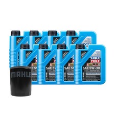 8L Liqui Moly Longtime High Tech 5W30 Mahle Engine Oil Change Kit for RangeRover