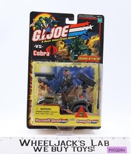 GI Joe vs Cobra Assault Quad con suono Gung Ho funziona! Hasbro MOSC 2002 nuovo sigillato