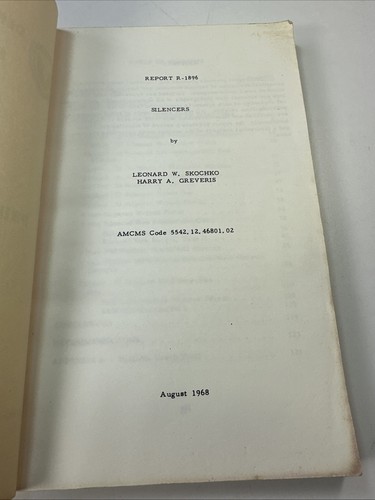 Department of The Army | Frankford Arsenal | Schalldämpfer Prinzipien und Bewertung - Bild 6 von 13