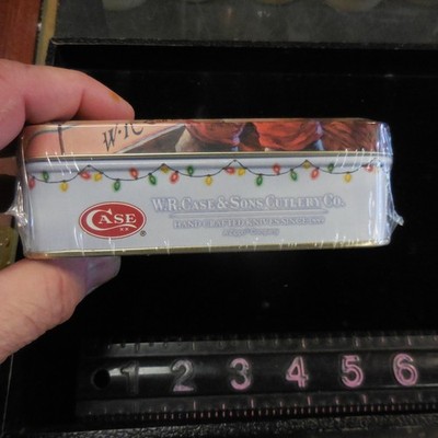 CASE XX CLUB TRAPPER KNIFE CCC 52154 SS Christmas SANTA Never Been