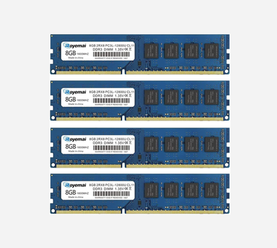 #ad 32GB Kit 4X8GB DDR3 RAM DDR3 1600 8GB PC3L 12800U DDR3L Dimm 2Rx8 RAM Memory $50.21