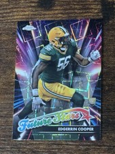 2024 Green Bay Packers ROOKIE  Edgerrin Cooper Topps Chrome LAZERS RC #FS-5 SP