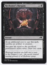 Reckoner's Bargain 120/302 Kamigawa: Neon Dynasty