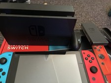 Nintendo Switch with games