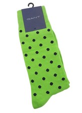 GANT Large Dot Socks OS Foliage Green Knit Stretch Unisex 1-Pair