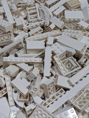 #ad 300pcs LEGO Color Sorted Bulk Lot Pieces Cleaned Genuine Plates Bricks Specialty $19.99