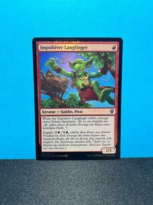 FOIL Impulsive Long Finger / Impulsive Pilferer - MTG Magic