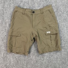 Helly Hansen Cargo Shorts Mens 31 Green Stret...