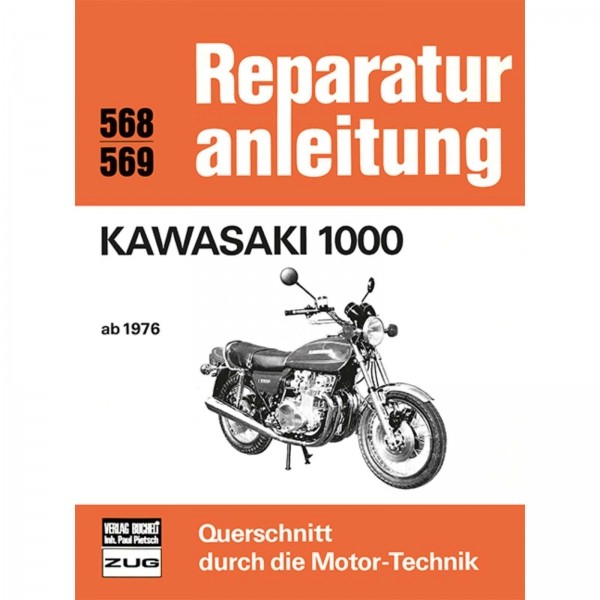 Kawasaki 1000, Typ A1/A2 (1976-1984) Reparaturanleitung Bucheli Verlag-image