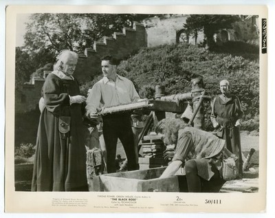 The Black Rose 8''x10'' Black and White Promotional Still Jack Hawkins FN 