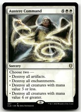 Austere Command #687 (MP) Baldur's Gate CLB Magic MTG