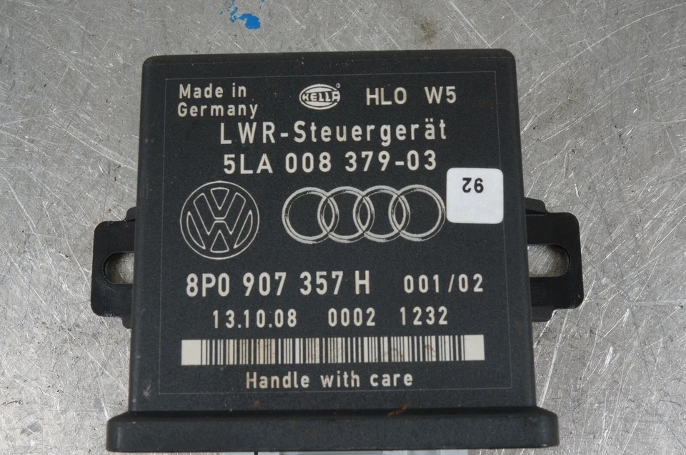 AUDI TT TTS 8J MK2 2007-2016 MÓDULO UNIDAD DE CONTROL DE RANGO DE FAROS 8P0907357H OEM Foto 2 de 3