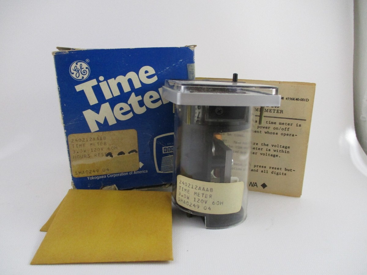 hamumi1430様３点 GE / YOKOGAWA TIME METER 3.0 W/ 120 V/ 60 H # 240212AAAB *NEW IN