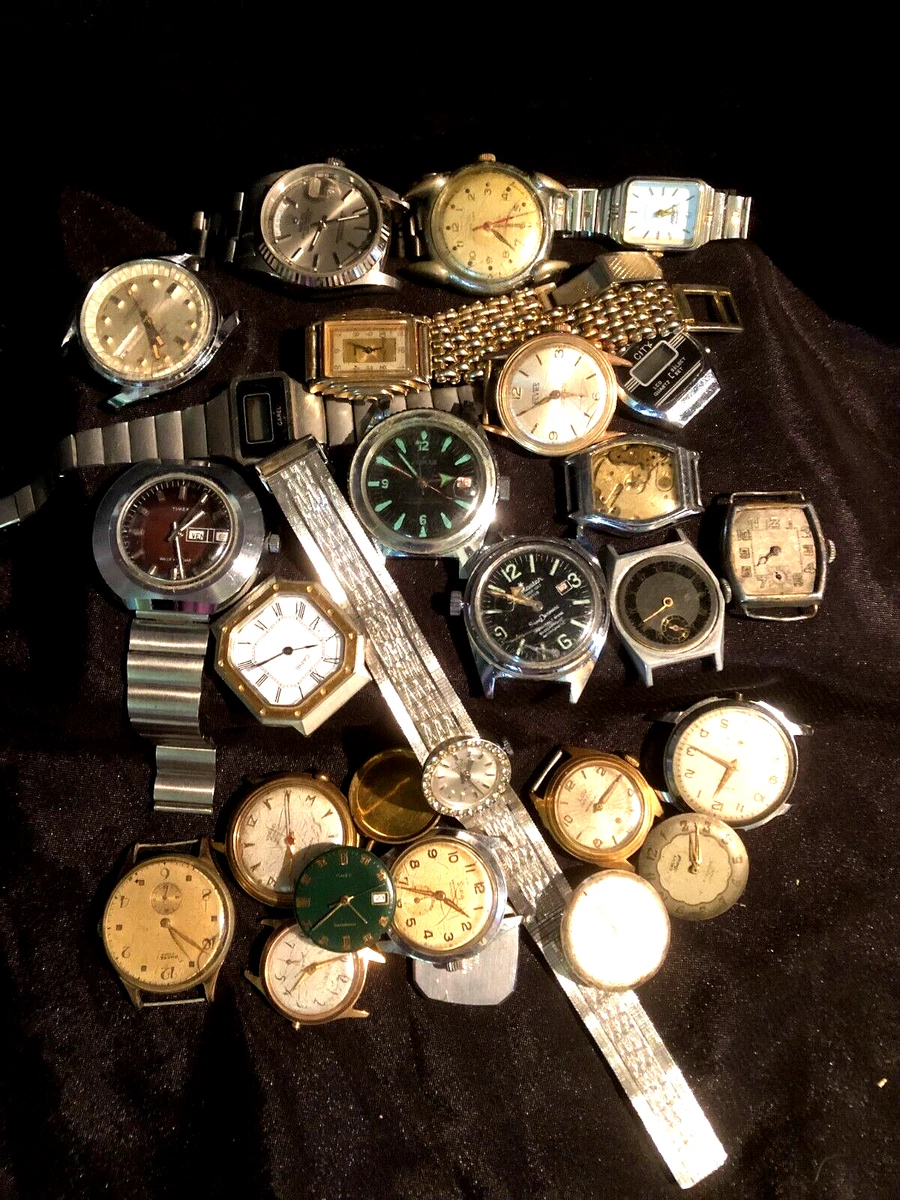 lot de montres anciennes pour pieces