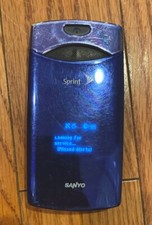 Sanyo KATANA LX - Blue Sprint Cellular Phone With Battery. Working  