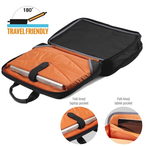 Everki 17.3" Versa Premium Checkpoint Friendly 180 Open Laptop Briefcase Bag - Picture 5 of 6