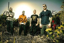 Mastodon full signed 8x12 inch photo autographs Mastodon full signed 8x12 inch photo autographs