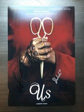 * US MOVIE * signed 12x18 photo poster *WINSTON DUKE, ELISABETH MOSS & SHAHADI*3