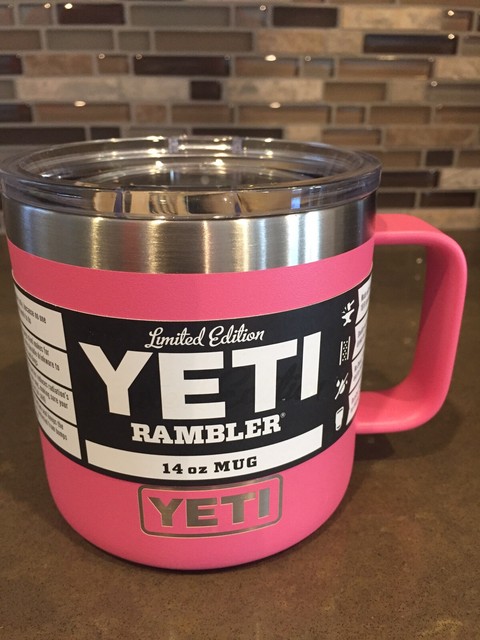 yeti harbor pink mug