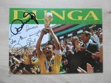 Dunga "Brazil" autograph signed 10x15 cm postcard 