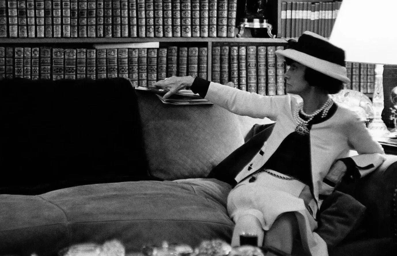 COCO CHANEL French Fashion Designer in her Home Picture Photo Print 5"x7"