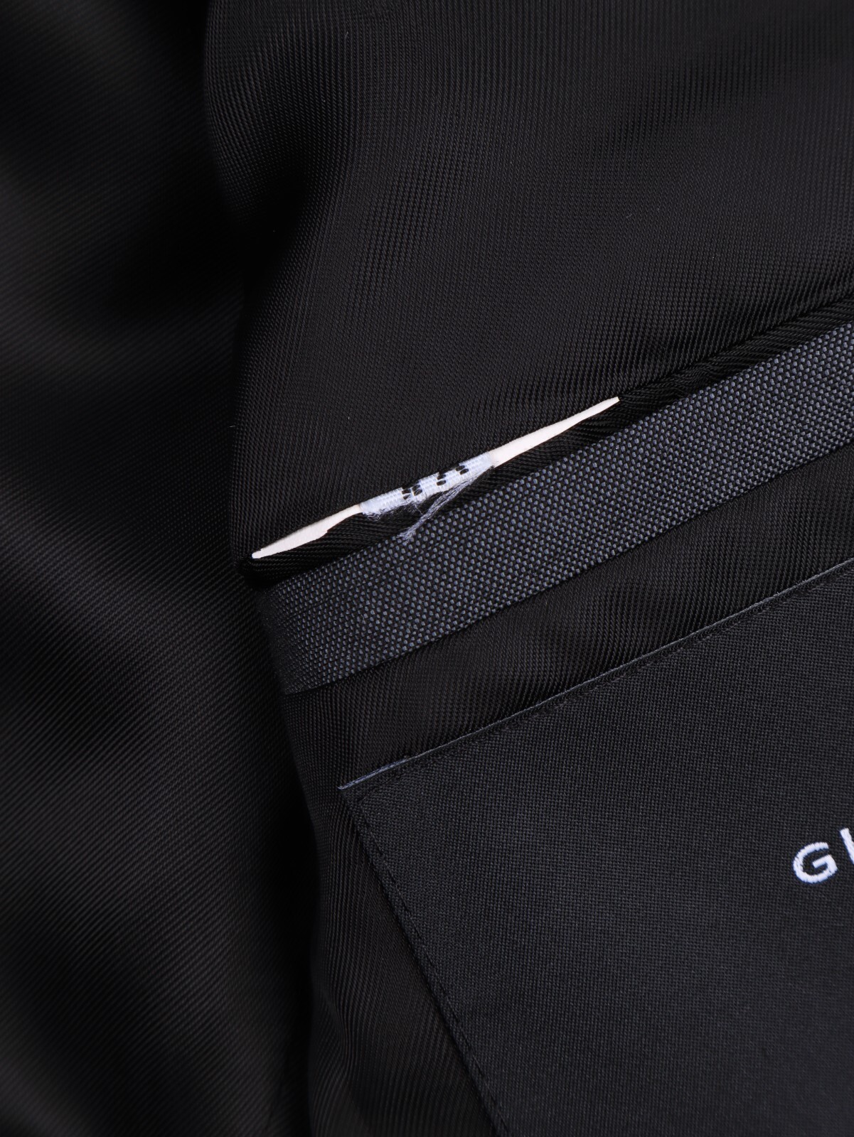 Recent Givenchy Paris Solid Grey Two Button Suit … - image 8